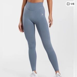 Gymshark Sweat Leggings in Evening Blue
